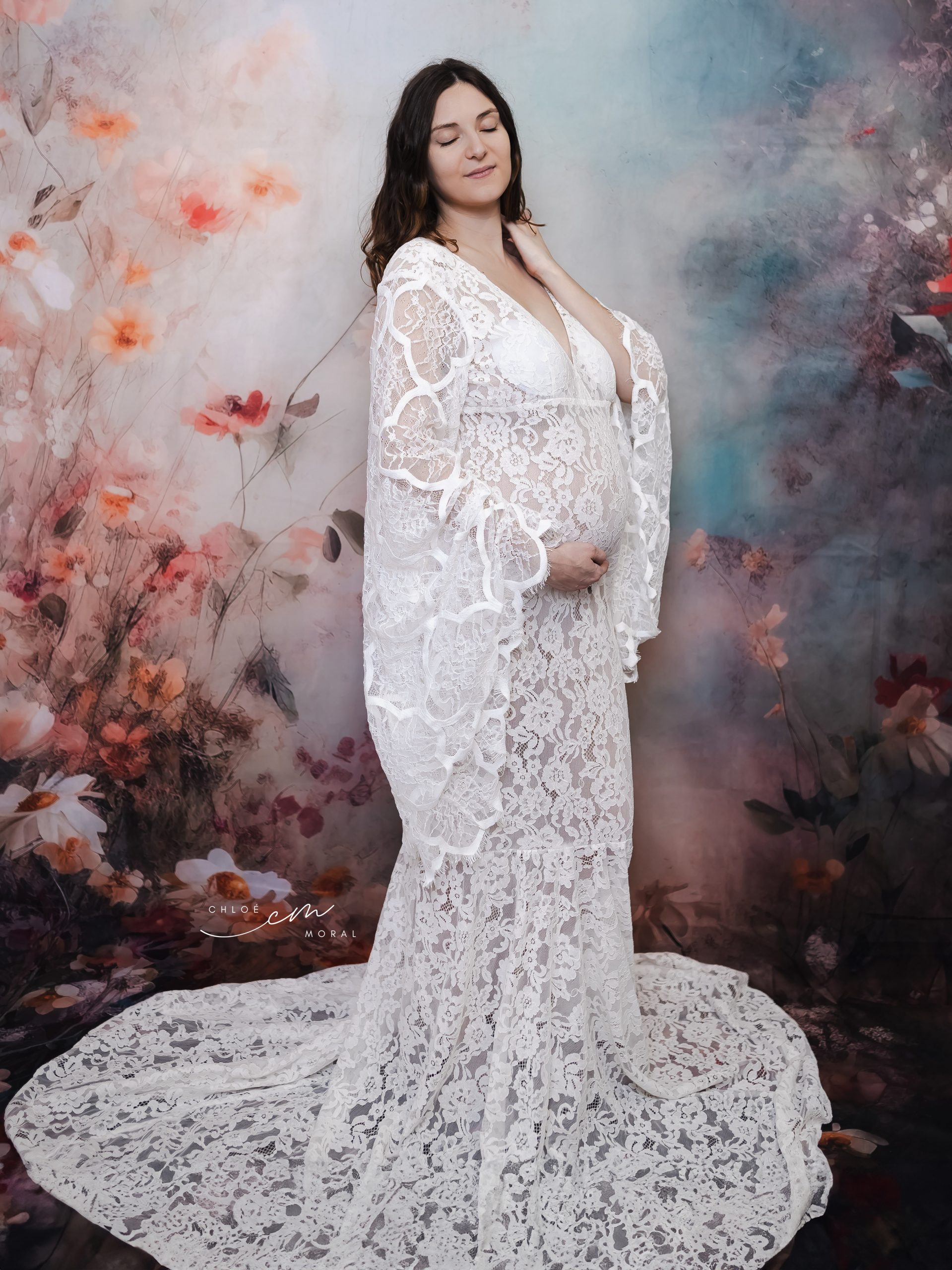 Robe blanche dentelle 2