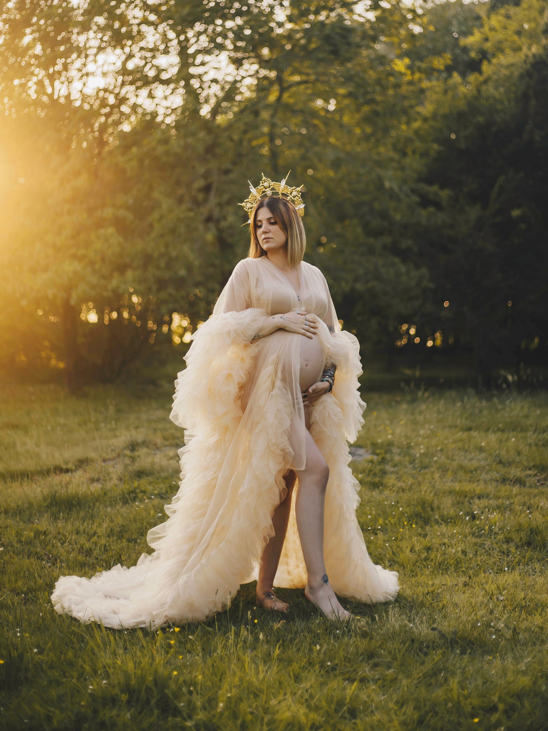 Peignoir tulle